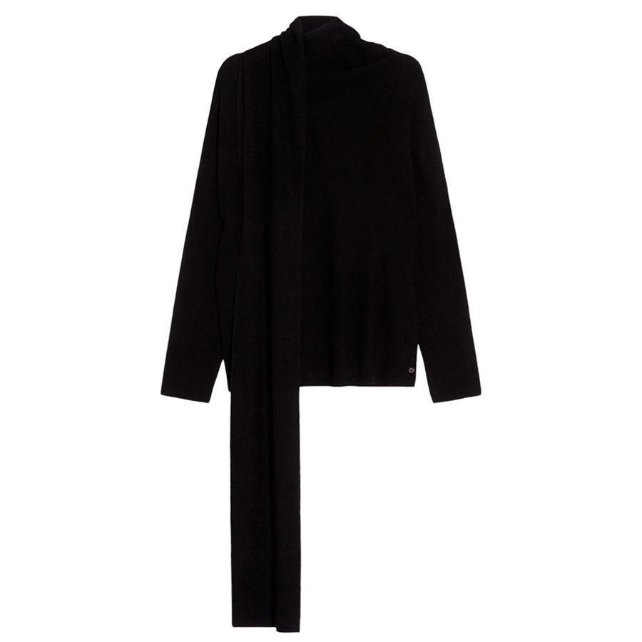 Vadet Maglia con collo a sciarpa Penny Black | 2421366143200009